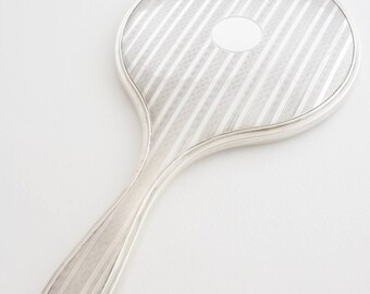 Solid Silver Hand Mirror 1928