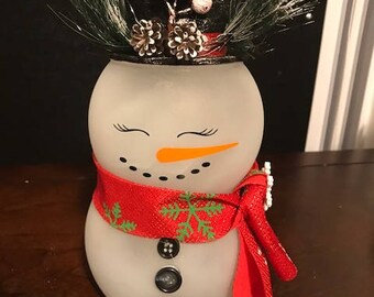 Items similar to Light Up Snowman Globe on Etsy