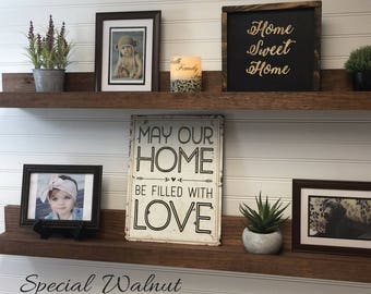 Picture Ledge,wall shelf,floating shelf,rustic home decor,wooden shelves,book shelf,nursery shelf, 12",18",20",24",30",36",42",48",54",60"