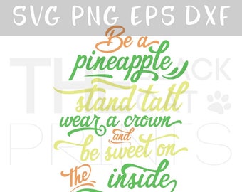 Download Be a pineapple svg | Etsy