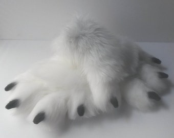 White Canine Style Handpaws