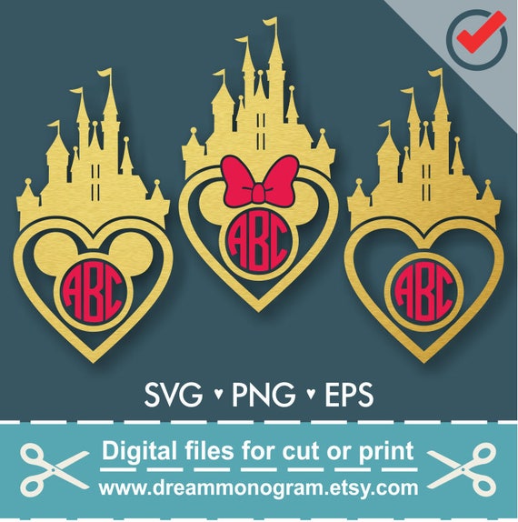 Download Disney Castle SVG Disney Svg Disney Monogram Svg Princess