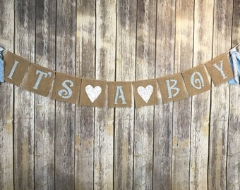 It's A Boy Banner, Baby Shower Boy Banner, Baby Boy Banner, Baby Shower decoration