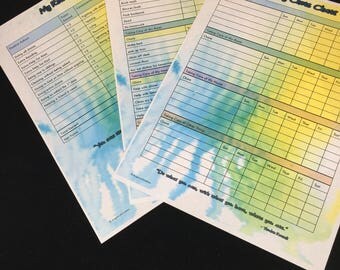 Digital Chore Chart // Kid's Chore Chart // Chore Chart for Children // Printable Chore Chart // Responsibility Chart // Reward Log