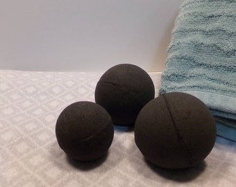 Bath Bomb - Detox, black bath bomb, charcoal bath bomb, bath bomb