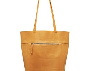 leather tote bags - leather tote - leather totes - brown leather tote - large leather tote - leather zip tote - tan leather tote bag -
