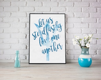 Tri Delta Print | PRINT or DIGITAL | Delta Delta Delta Trident Print | DDD Trident Print | Big Little Gift | One Life, One Love, One Letter