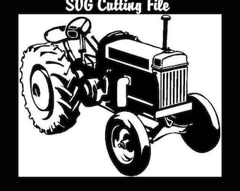 Tractor cricut file | Etsy