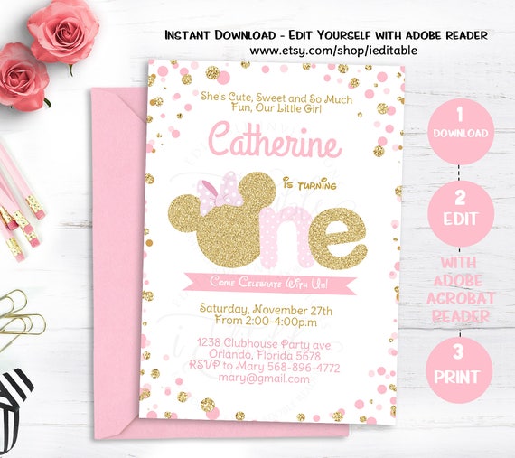 polka dots invitations templates