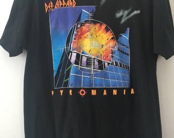 Def Leopard "Pyromania" Tee
