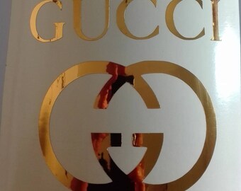 13"/33CM/Sticker autocollant Logo Gucci /DIY/DECO/ VINYL
