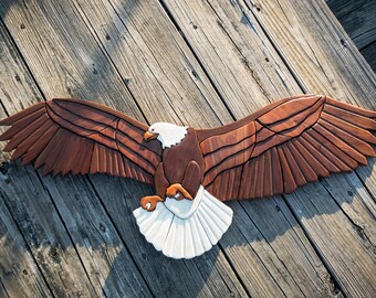 Intarsia eagle | Etsy