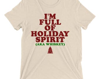 whiskey christmas shirt