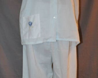 Vintage Pale Blue Pajamas,, Size 40, by Katz Pajamas