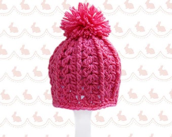 Easy Crochet Baby Hat Pattern Newborn- One Year Hat Pattern n66