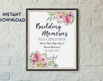 Wedding jenga | Etsy