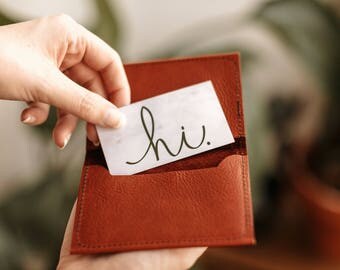 Leather Fold Wallet. Leather Card Case. Metallic Wallet. Leather Fold Wallet.