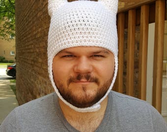 Finn The Human Inspired Adventure Time Hat (Newborn-Adult)