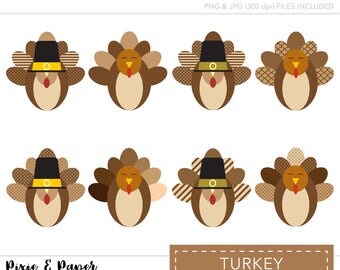 Clipart - Clip Art - Commercial Use Clipart - Commercial Use Clip Art - Turkey Clipart - Thanksgiving Clipart - Thanksgiving Clip Art