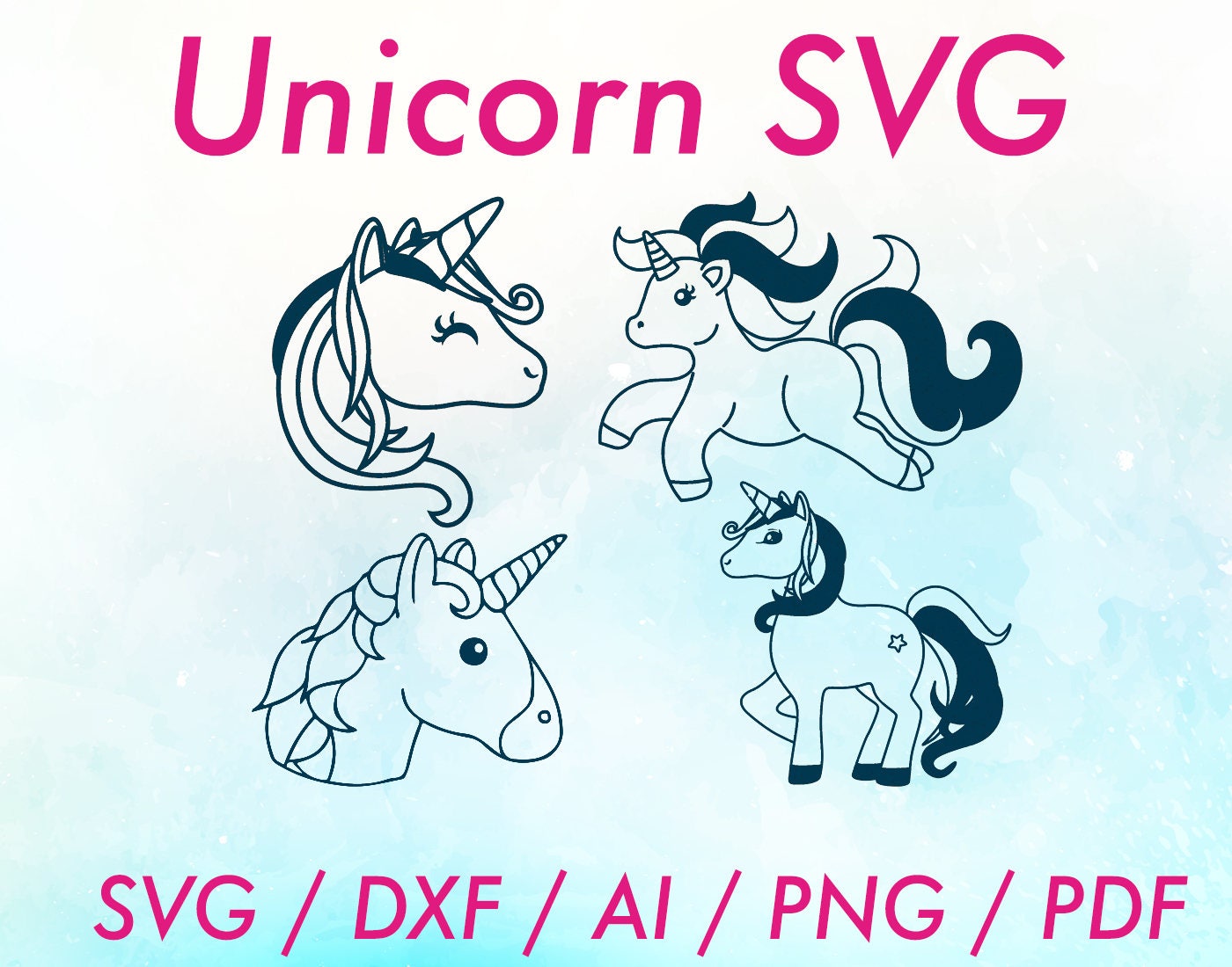 Download Unicorn svg / Unicorn svg file / Unicorn svg cut file ...