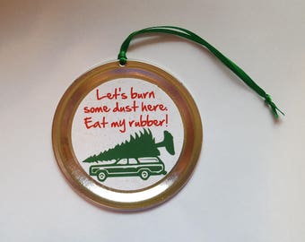 Christmas Vacation 2 Ornament Set Funny Movie Quotes: