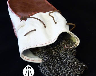 Sami Coffee Pouch, decorative stitching