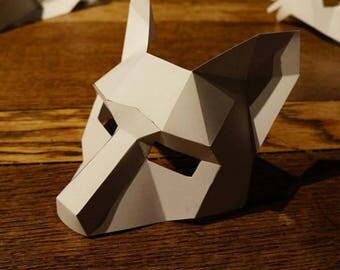 Make a Half Face Fox mask