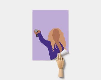 Beyonce Poster. Minimal Poster. Beyonce Print.