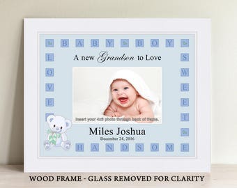 Baby boy frame | Etsy