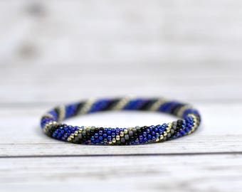 blue bracelet birthday gift|for|her unique gift for sister handmade jewelry meditation bracelet beaded bracelet good luck bracelet for girls