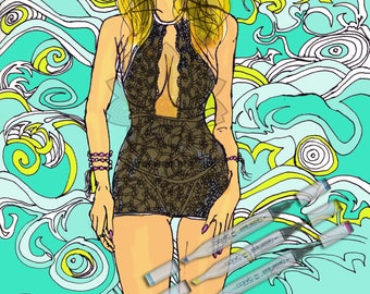 Sexy coloring book | Etsy