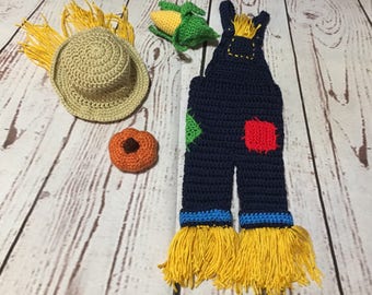 Scarecrow Costume - Newborn Photo Prop - Newborn Photo Outfit - Newborn Halloween Costume - Scarecrow - Baby Photo Props - Baby Photo Outfit