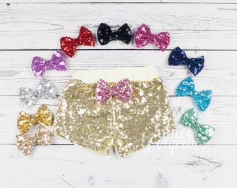 Girls Gold Sparkle Shorts, Gold Sequin Shorts, Girls Sparkle Shorts, Girls Sequin Shorts, Glitter Shorts, Sequin Shorts, Gold Shorts