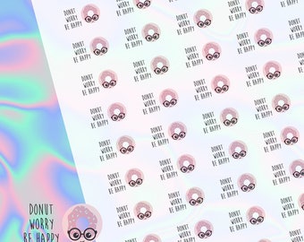 Donut sticker | Etsy