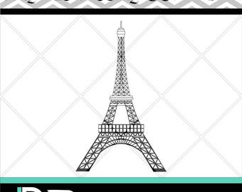 Eiffel tower svg | Etsy