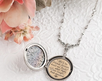 Friendship Necklace We'll be friends forever won't we Pooh - even longer Winnie the Pooh Quote Friend Gifts Pooh and Piglet Best Friend Gift