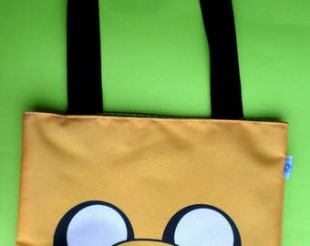 Cute Adventure Time Mini Tote Bag Jake