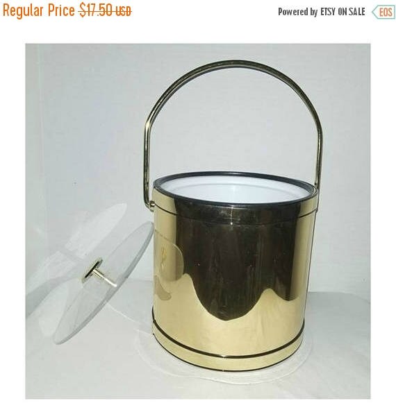 Vintage Gold Ice BucketGold Ice BucketMad MenAtomicGold