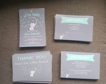 little peanut to be baby shower invitations
