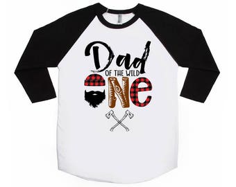 Dad of the Wild One Lumberjack - Buffalo Plaid Birthday Shirt - Wild One Birthday Shirt - Dad's Birthday Shirt - Dad of the Birthday Boy