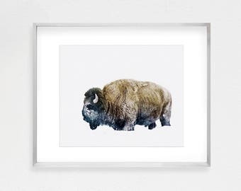 Buffalo poster | Etsy