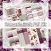 Romantic Dusk - No White Space Weekly Decorative Kit - September Fall Autumn Florals Rose Gold Glitter - 6 sticker sheets, Perfect for ECLP