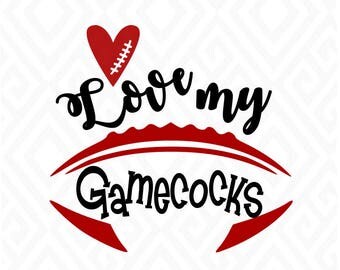 Carolina Gamecocks, SC Gamecocks; SVG, DXF, Eps, Ai, Png, Jpeg and Pdf Digital Files for Electronic Cutting Machines