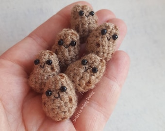 Potato, miniature, kawaii, bjd pet, mini, tiny, spud, tater, fun, gift, food
