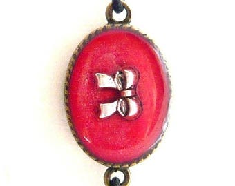Bracelet elastic red bow
