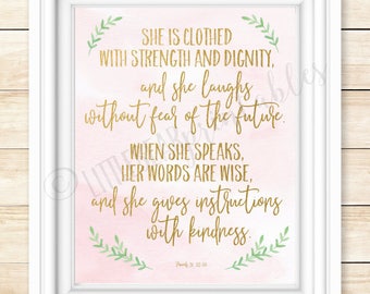 Proverbs 31 25 