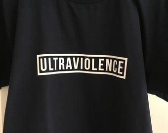 Ultraviolence - T-Shirt Unisex Graphic Tee S M L XL Style Shirt Design Clockwork Orange Violence