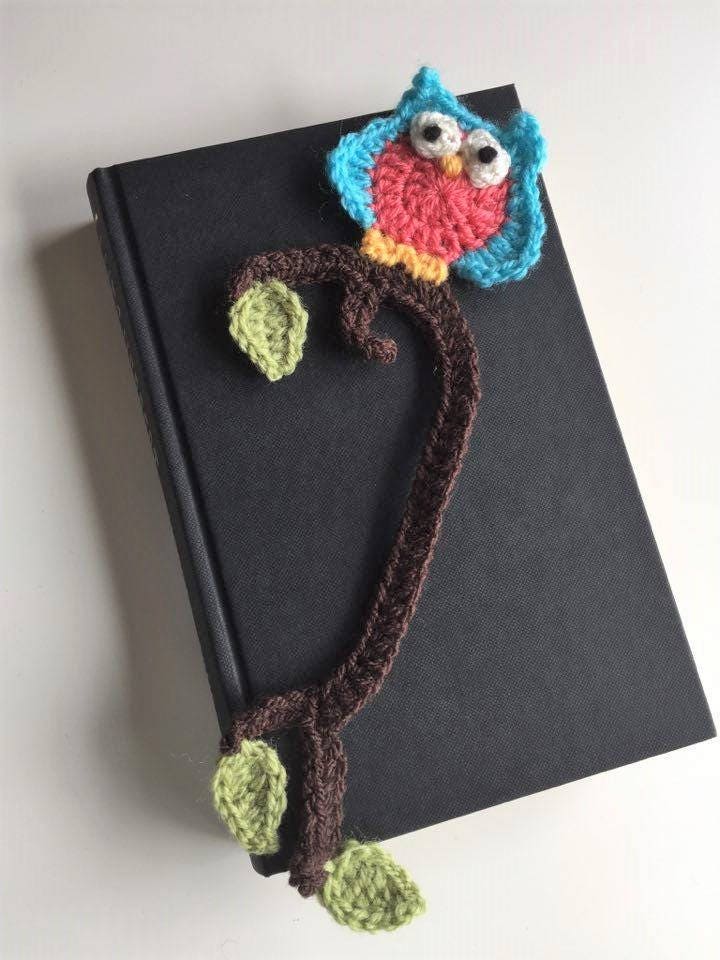 Handmade Owl Crocheted Bookmark