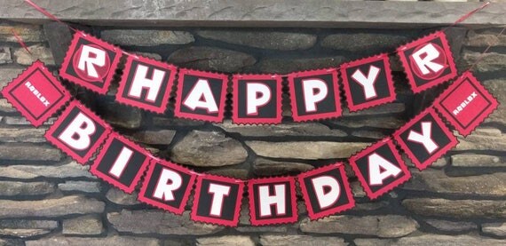 roblox banner birthday printable favorites visiting plain