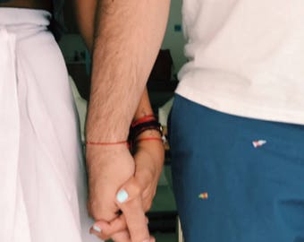 Red String of Fate Red String Bracelet Couples Bracelet Anniversary Gift His and Her Bracelet Couples Gift Set Boyfriend Girlfriend Bracelet